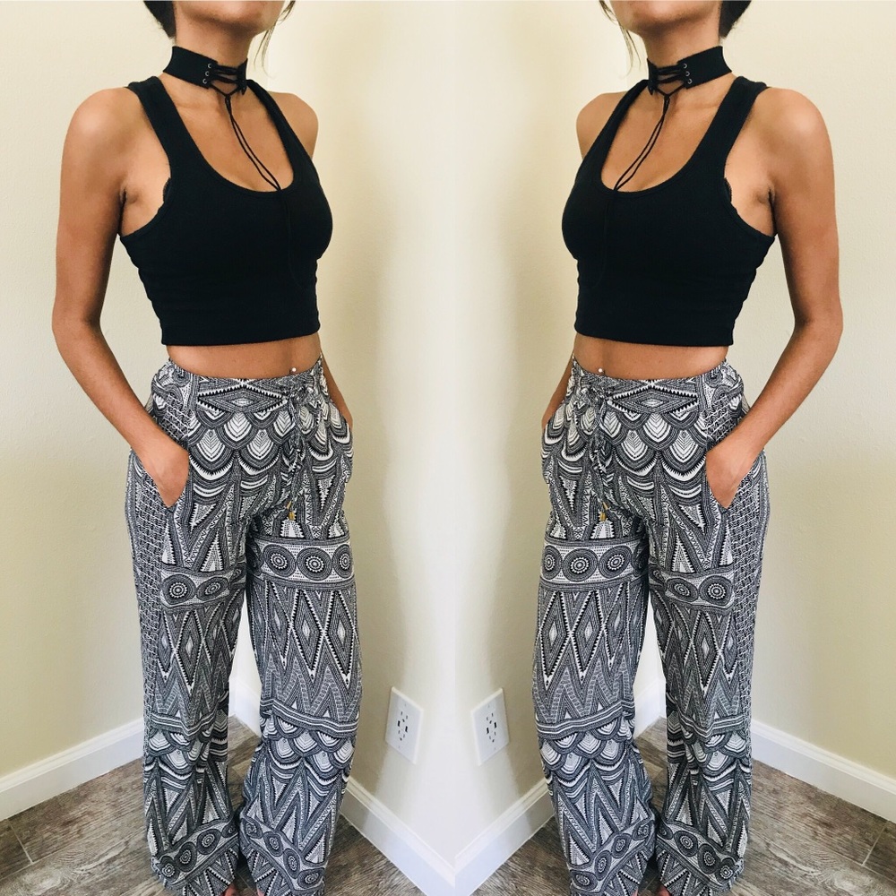 H&M Tribal Flowy Pants