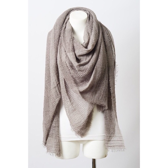 Put Together Shredded Lightweight Scarf - Mocha - Picture 2 of 2