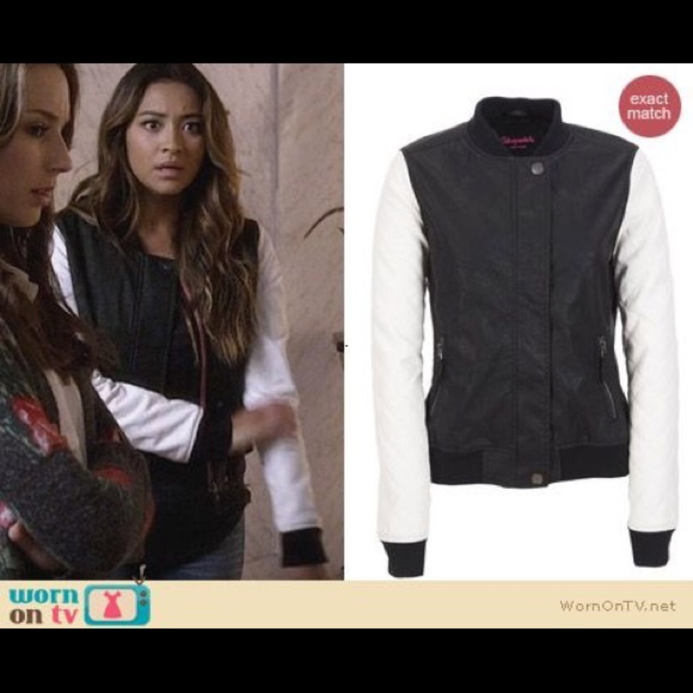 Faux LeatherBomber Jacket