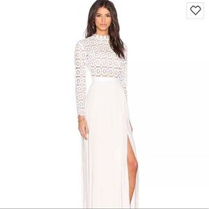 Self-Portrait pleated Maxi Dress **one day sale**