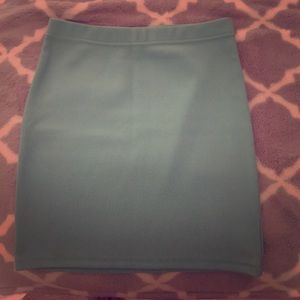 Super cute teal skirt!