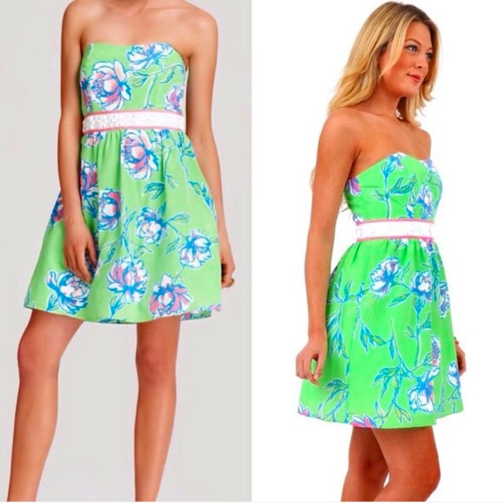 Strapless Lilly Pultizer Langley Dress