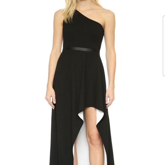 Halston Heritage Dresses & Skirts - Halsten Heritage black one shoulder dress