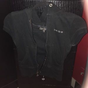 Bebe hoodie zipper jacket