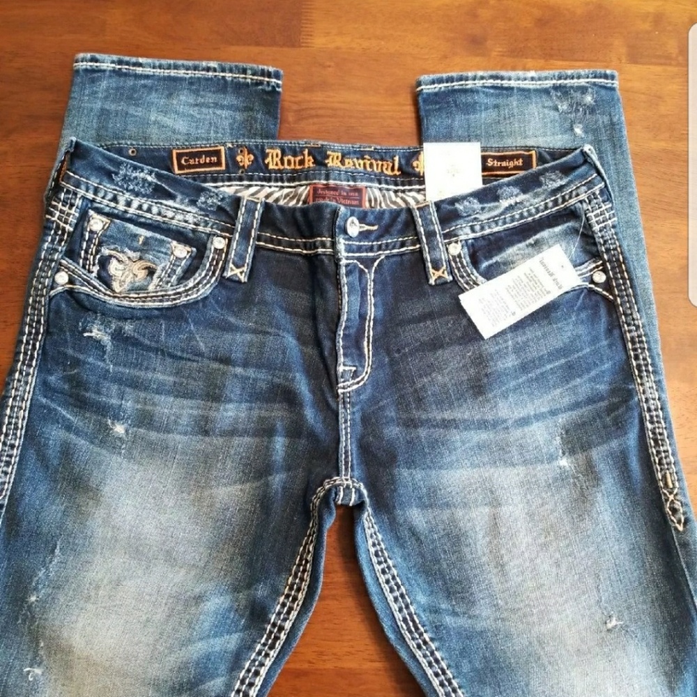 Rock Revival "Carden Straight leg" Jeans NWT