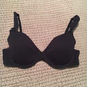 Navy jersey nursing bra