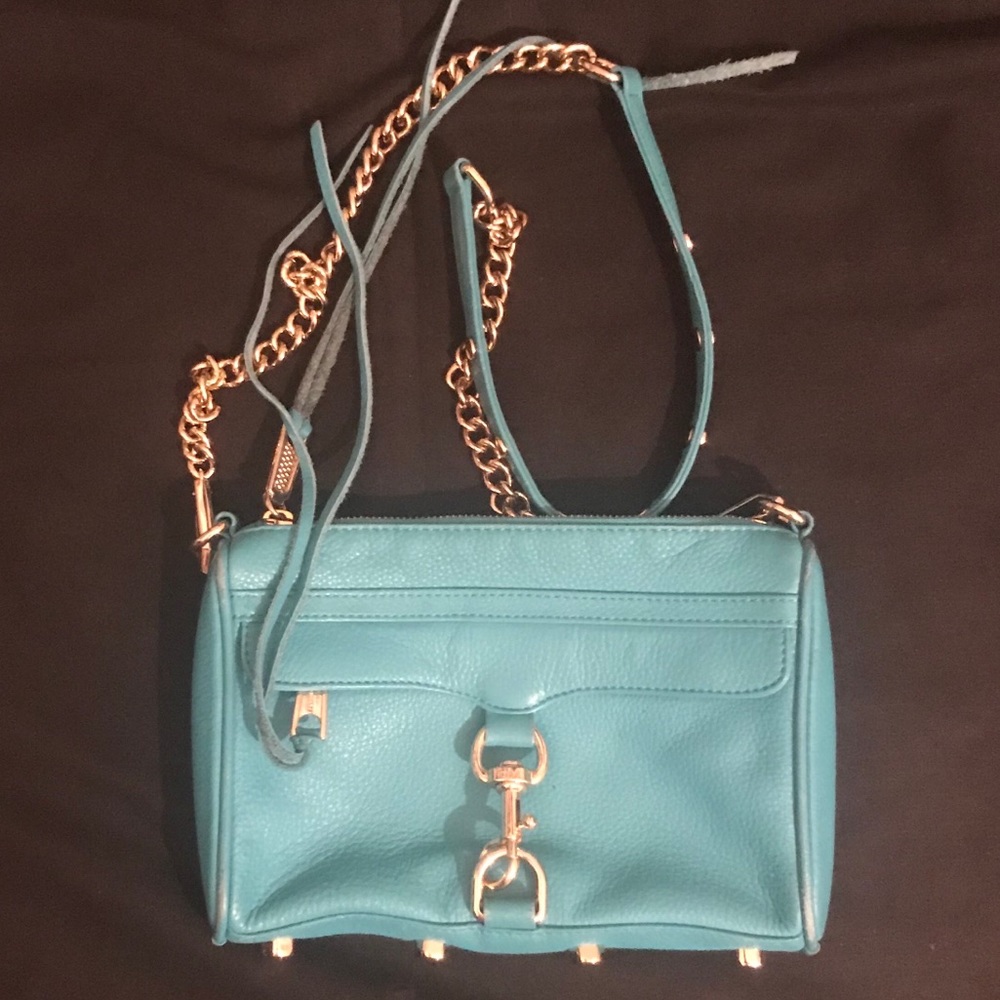 Authentic Teal Rebecca Minkoff Crossbody bag