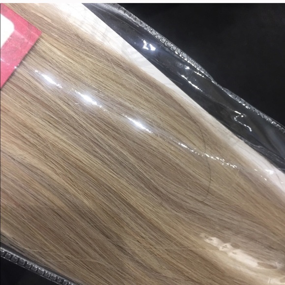 Blonde long human hair extensions Clipin Remy new main image 7