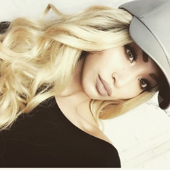 Blonde long human hair extensions Clipin Remy new main image 6