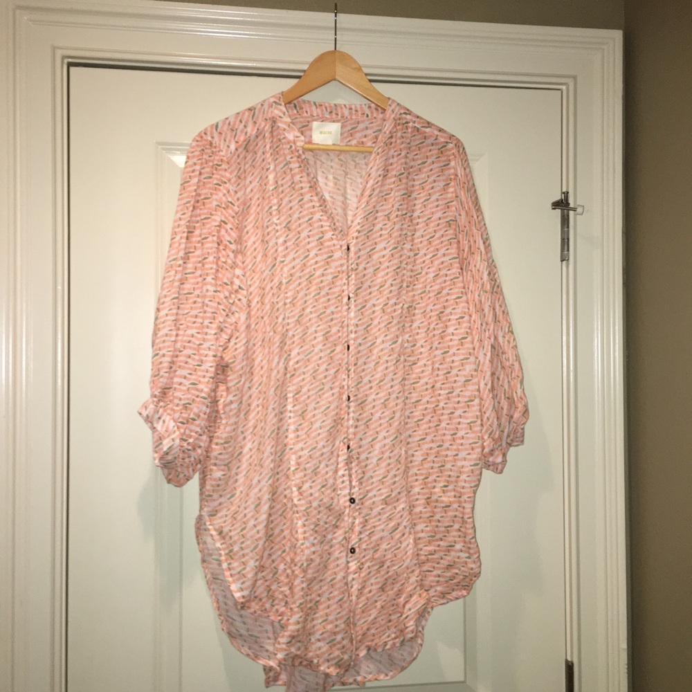Anthropologie Maeve Oversized Top