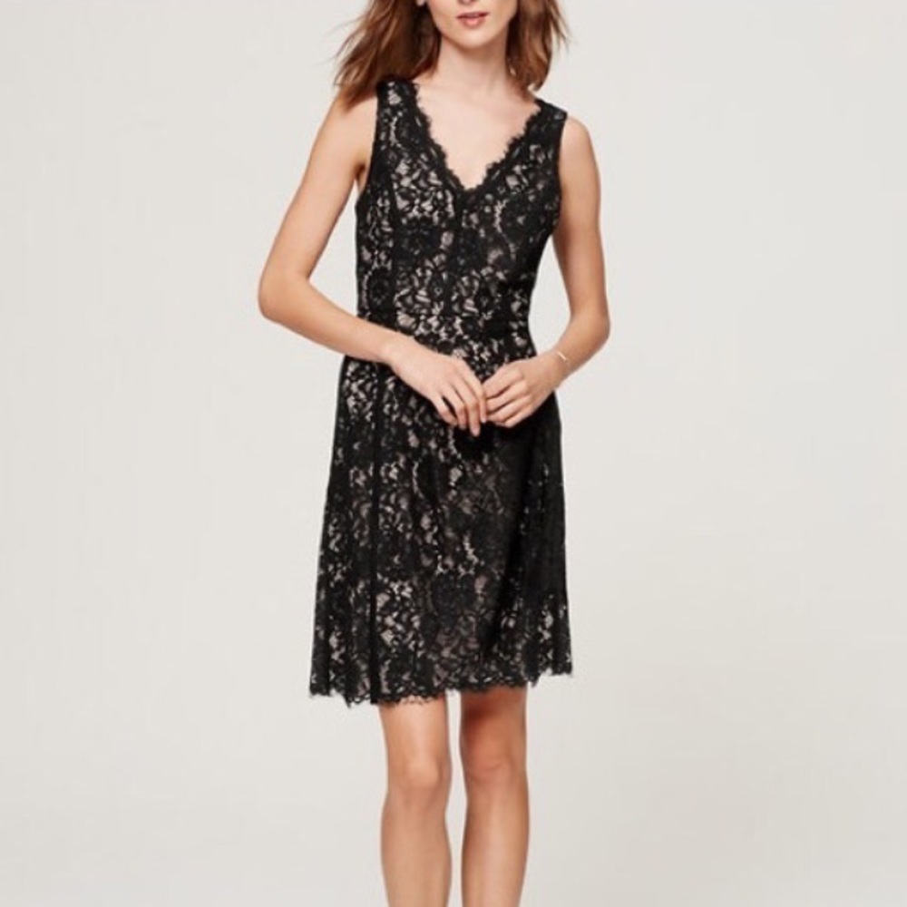 NWOT black lace dress