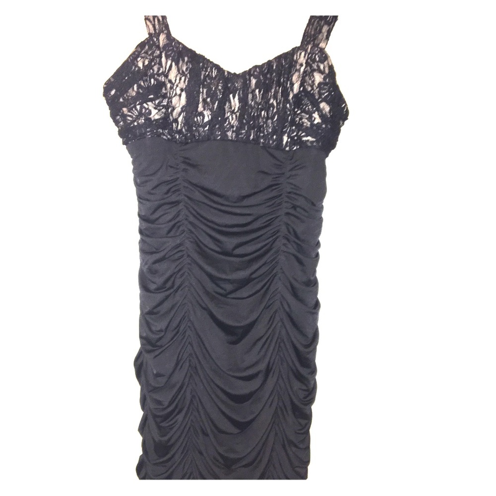 Black fitted Cocktail Dress