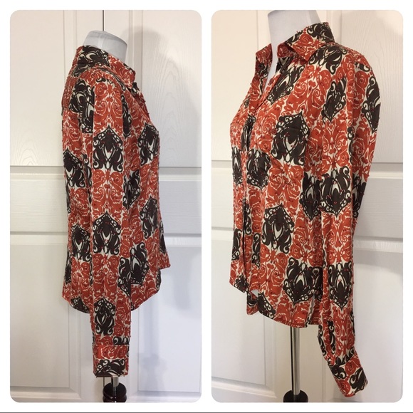 Carolina Herrera silk blouse with embellishments - Picture 2 of 7