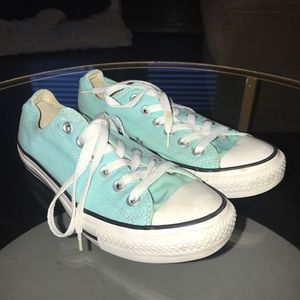 Mint Green Converse All Stars