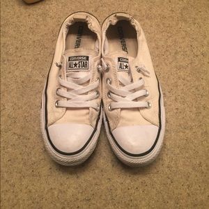 Converse low tops - slip on size 7