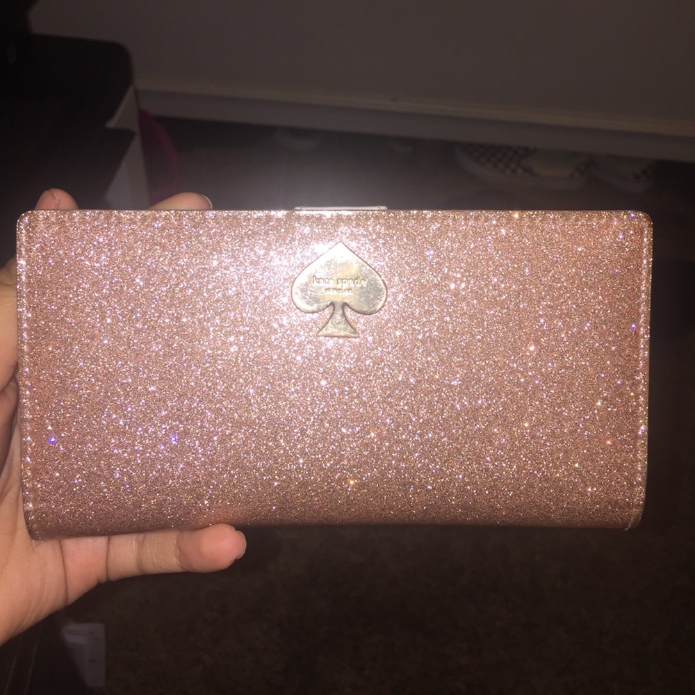 Glitter Kate spade wallet