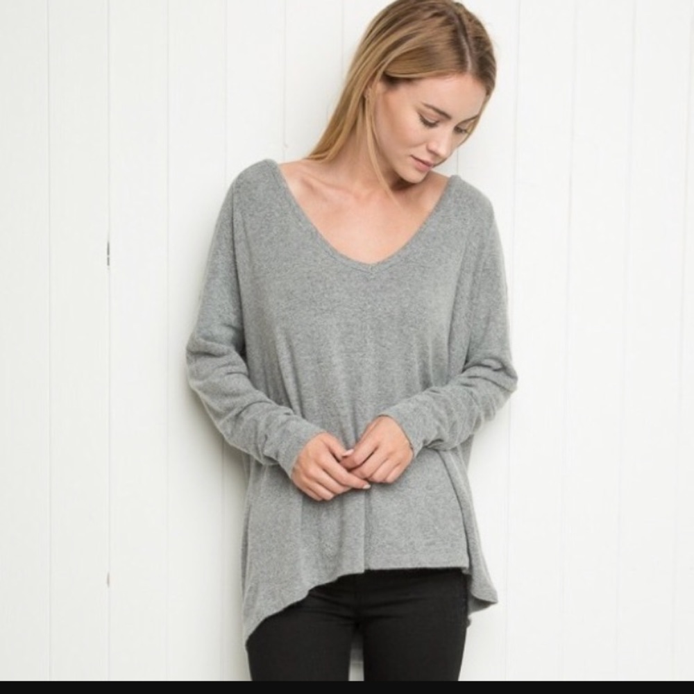 Oversized V neck sweater brandy Melville