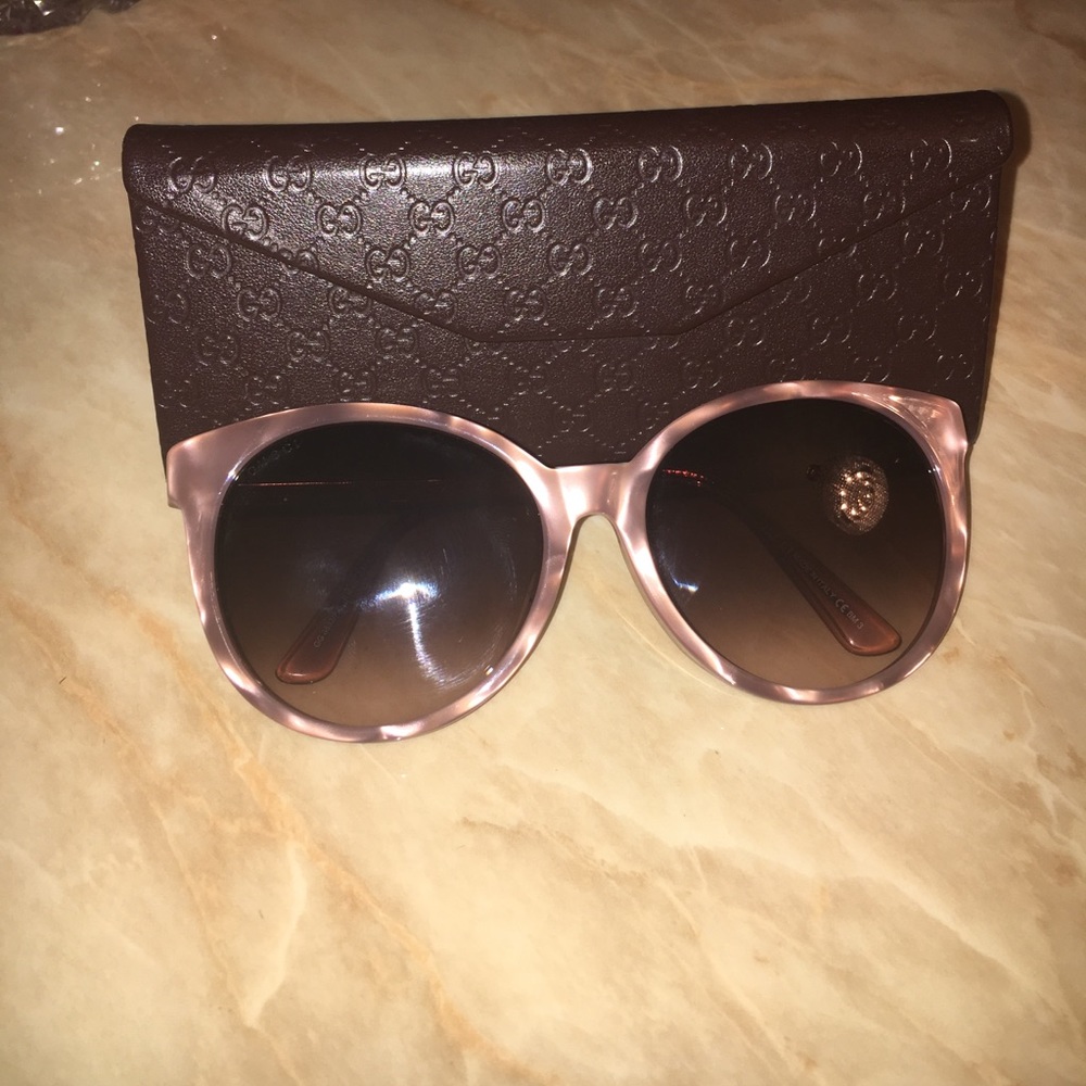 Light Pink Gucci Sunglasses