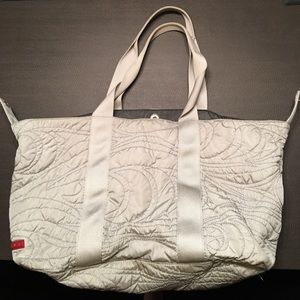Prada embroidered nylon bag