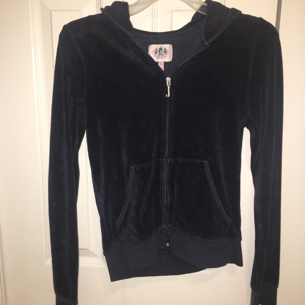 Vintage Velvet Juicy Couture Hoodie Jacket