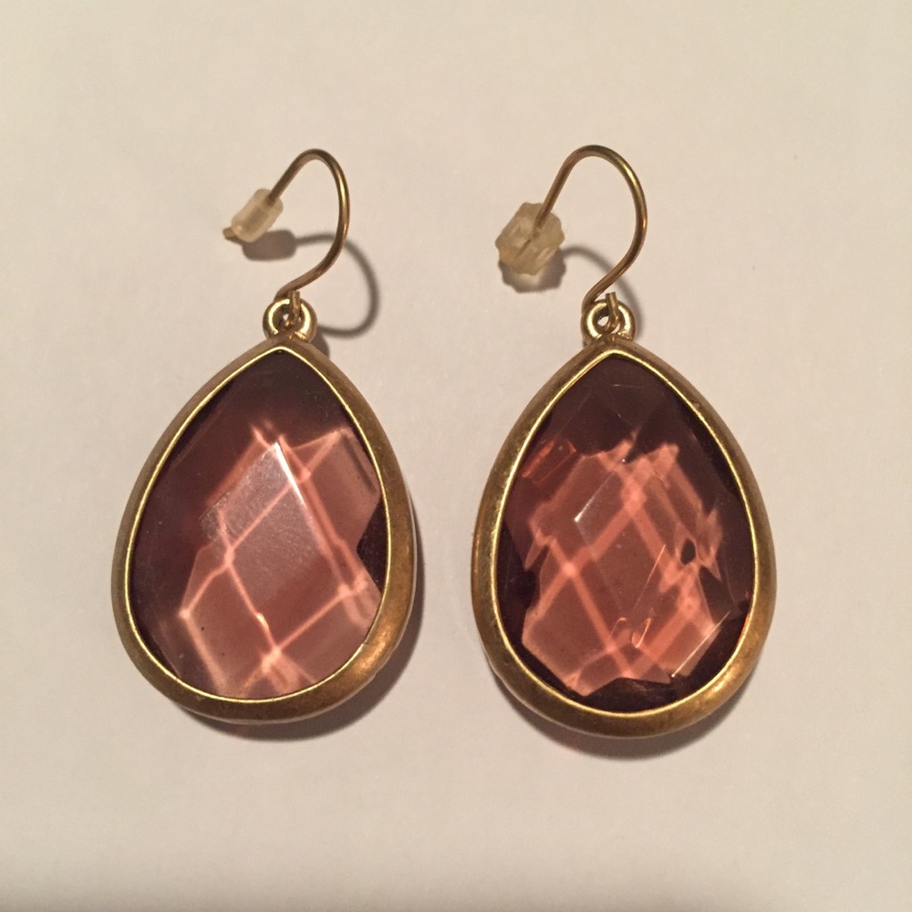 Chloe + Isabel Minaret Light Rose Teardrop Earring