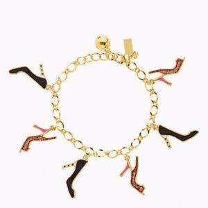 Kate Spade SHOE IN CHARM BRACELET NEW