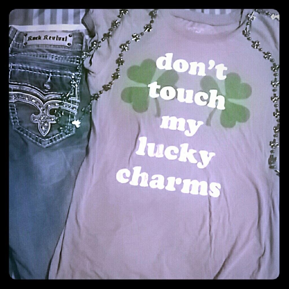 Don't touch my lucky charms top