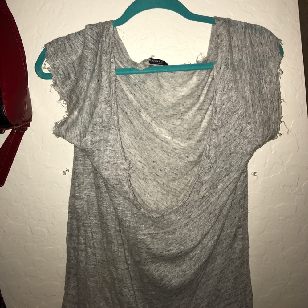 Brandy Melville flowy off the shoulder tshirt