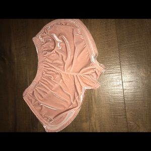 Brandy Melville pink shiny shorts