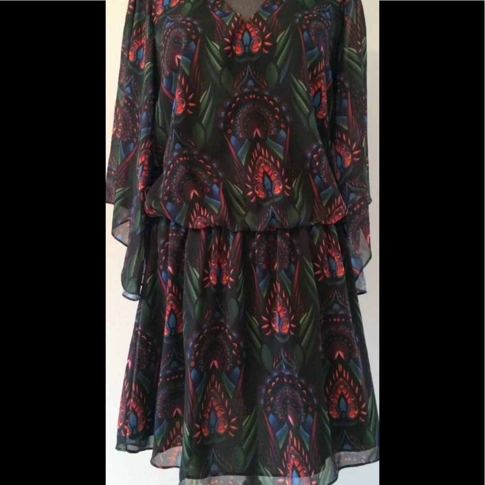 Alice and Olivia NWT dress exotic multi colored