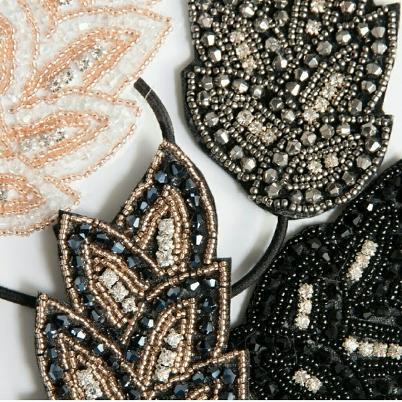 🆕 4 Feather Beaded Headband - Picture 5 of 8