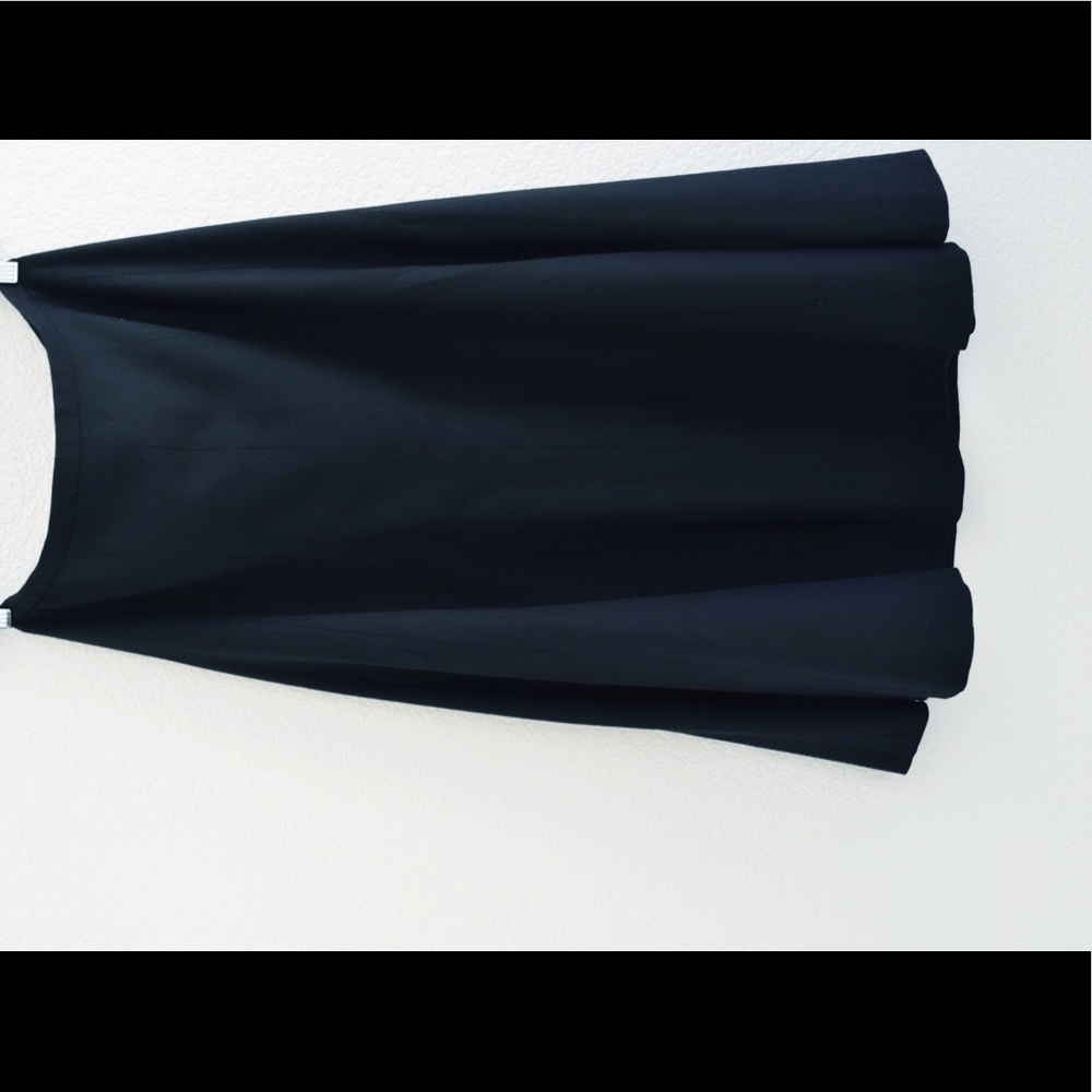 Vintage Black Talbots Petite 100% Wool Skirt