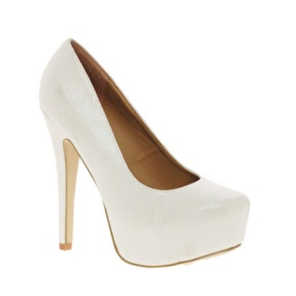 Asos White Heels NWT