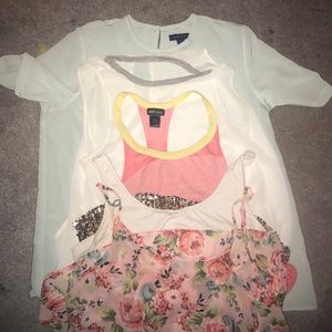 5 tops selling as a bundle! GREAT DEAL