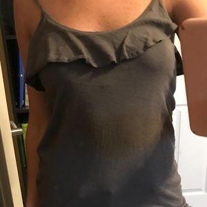Grey J Crew tank