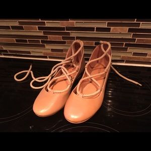 Kelsi Dagger Tie Up Flats Size 6 1/2 Kelsi Dagger Tie Up Flats Size 6 1/2