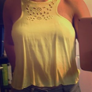 Yellow Crop Tank
