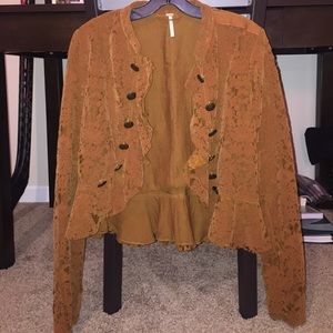 Free People suede jacket