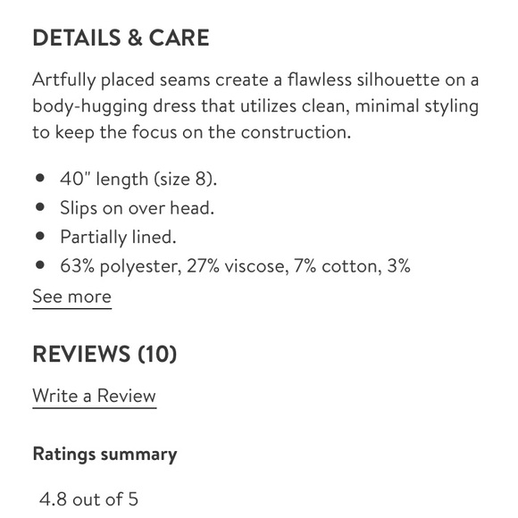 DVF Myla Sleeveless Ponte Dress - Picture 3 of 8