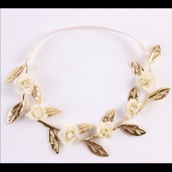 Baby boho flower headband - Picture 3 of 7