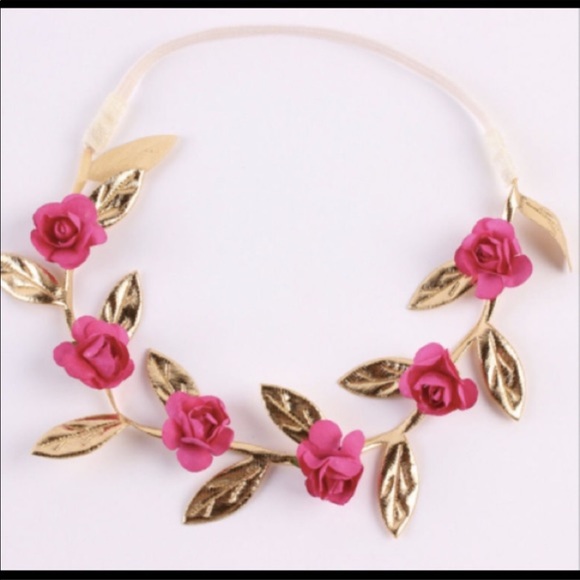 Baby boho flower headband - Picture 5 of 7