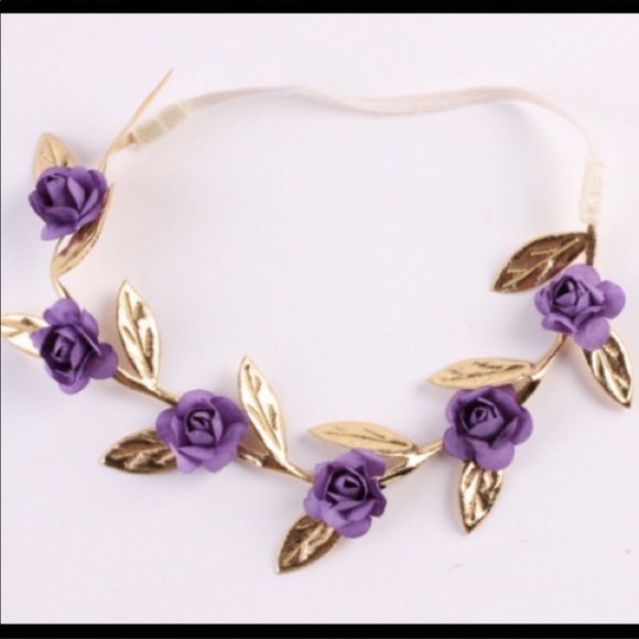 Baby boho flower headband - Picture 6 of 7