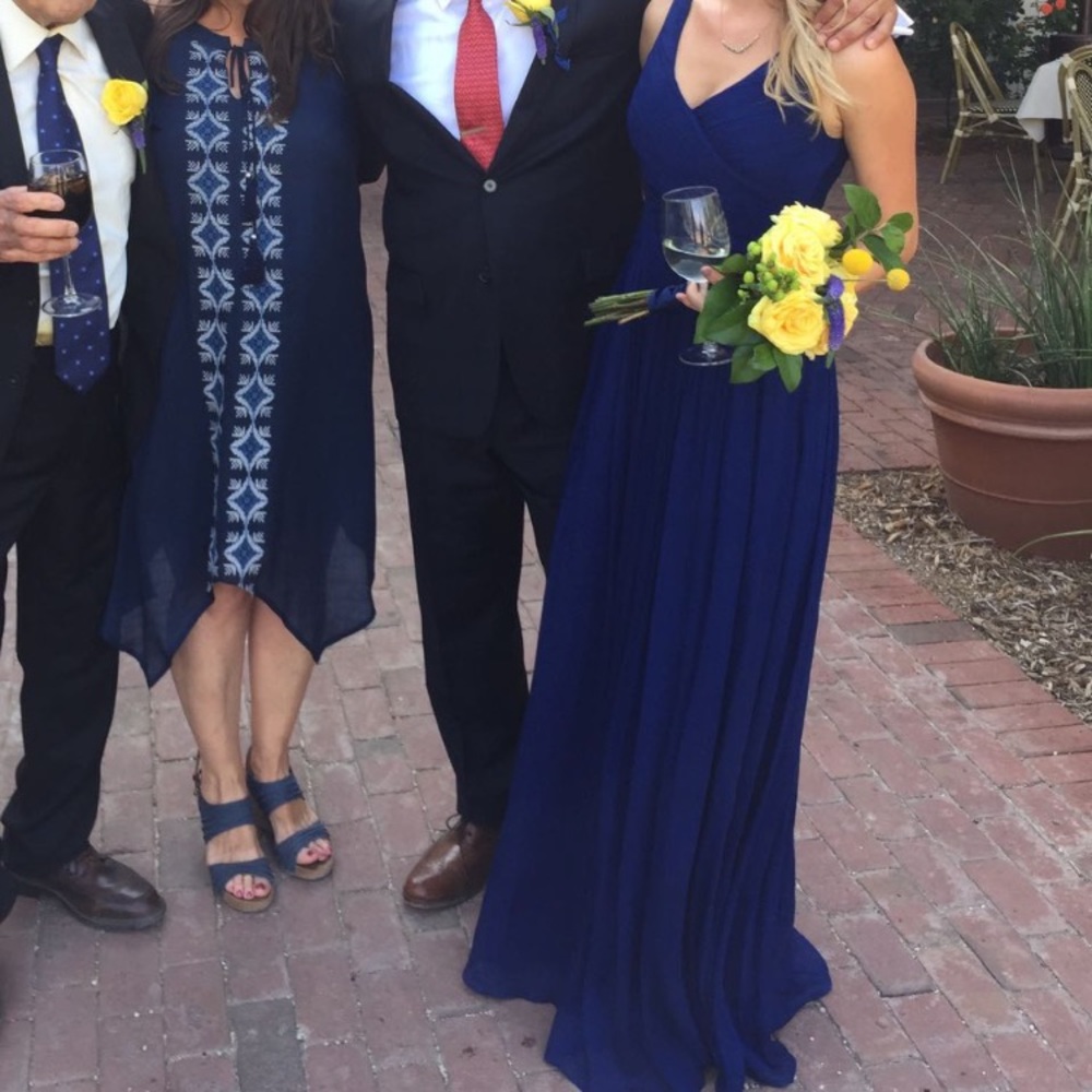 JCrew Heidi Silk Chiffon Bridesmaid Dress
