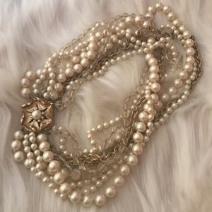 Stella & Dot Jewelry - Stella & Dot Multi Strand Pearl Necklace Stella & Dot Jewelry - Stella & Dot Multi Strand Pearl Necklace
