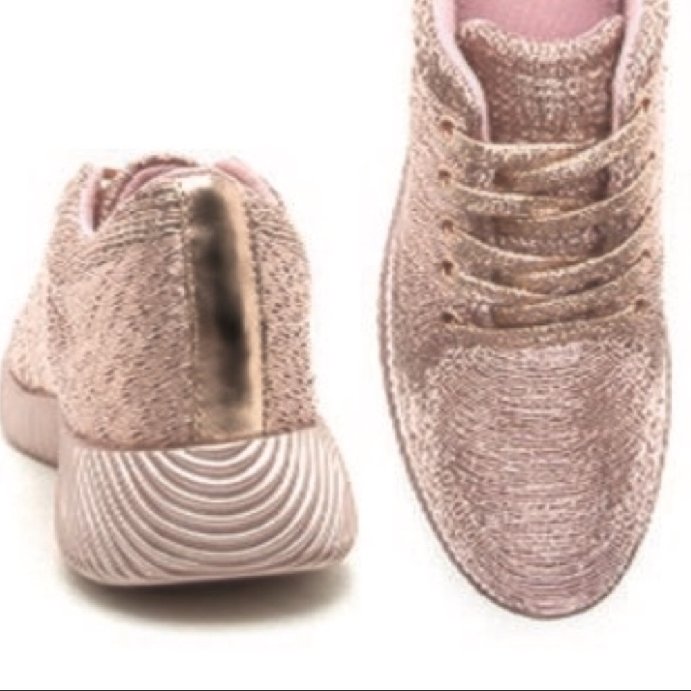 Rose Gold Fashion Sneakers - Picture 5 of 5