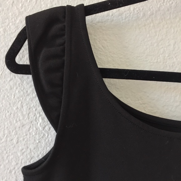 Ann Taylor Black Ruffle Tank Top - Picture 3 of 7