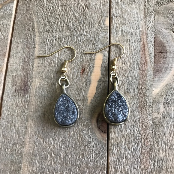 handmade Jewelry - 3 for $25 Handmade Gray Druzzy Earrings