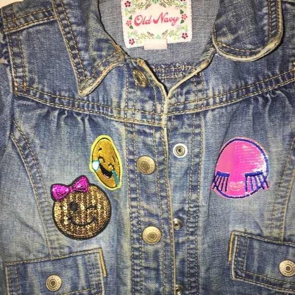 Old Navy toddler Girl Denim Jean Jacket - Picture 2 of 3