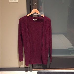Maroon Cardigan