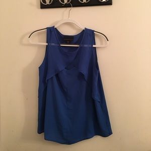 Navy blue work blouse